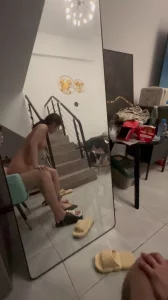 在镜子李看着女友被艹，忍不住加快速度(电报已更新)